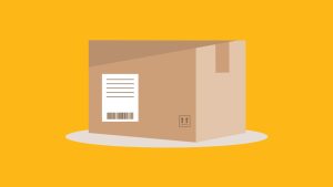 vector graphic of a parcel